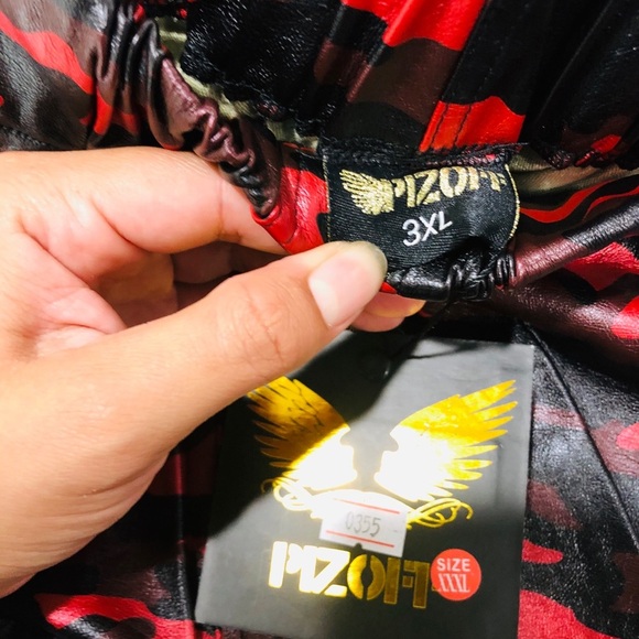 NWT RED AND BLACK ARMY PANTS - Picture 5 of 5